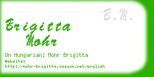 brigitta mohr business card